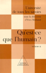 Qu'est-ce que l'humain ? vignette