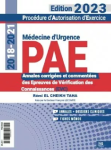 Procédure d'Autorisation d'Exercice 2018-2021 Médecine d'Urgence PAE vignette
