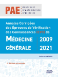 Annales corrigées des épreuves de vérification des Connaissances (EVC) de médecine générale 2009-2021 vignette